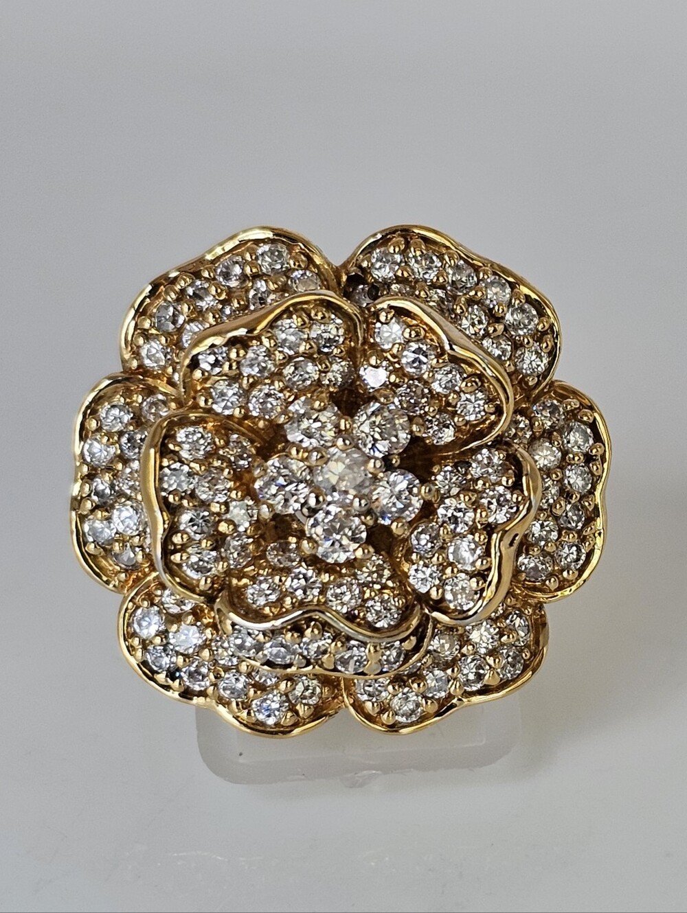 Vintage 3D Ross Simons 18K Vermeil Ring Size 8.5-9
